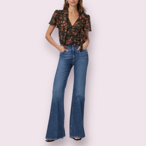 PAIGE Charlie Flare Leg Jeans (Landmark)